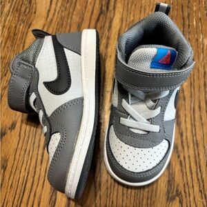 Gray and White Toddler Nike